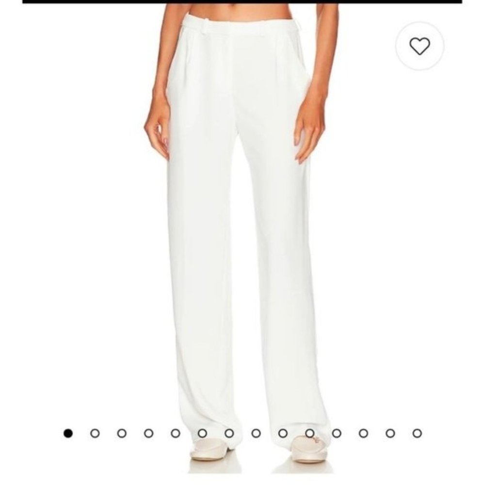 Amanda Uprichard Wallce Pants in Ivory